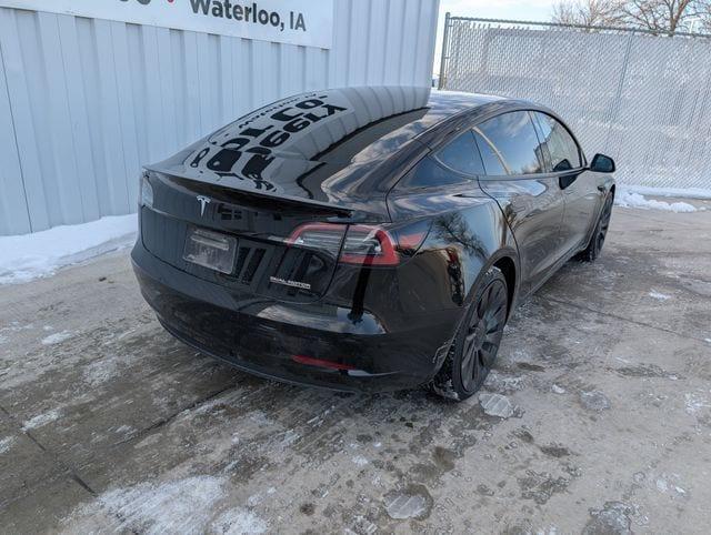 used 2023 Tesla Model 3 car, priced at $34,500