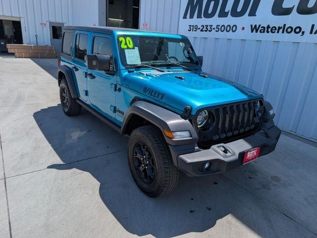 used 2020 Jeep Wrangler Unlimited car, priced at $20,786