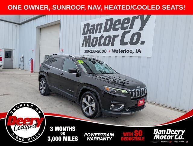 used 2021 Jeep Cherokee car, priced at $19,217