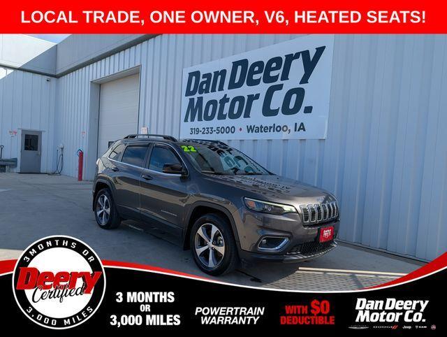 used 2022 Jeep Cherokee car, priced at $25,421