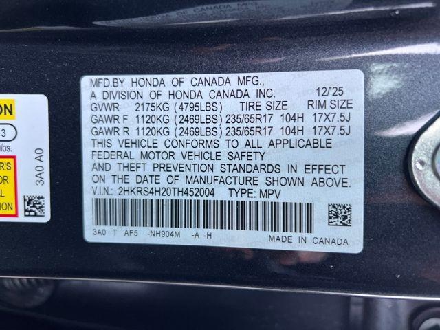 new 2026 Honda CR-V car, priced at $33,870