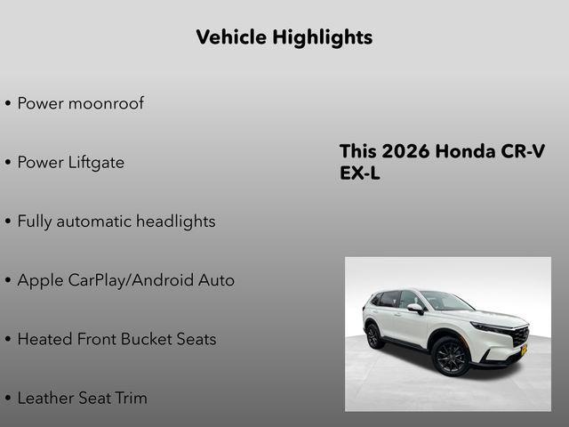 new 2026 Honda CR-V car, priced at $38,805