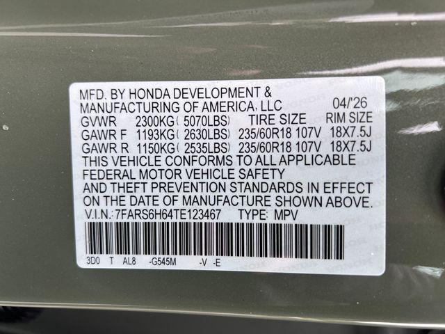 new 2026 Honda CR-V Hybrid car, priced at $40,905