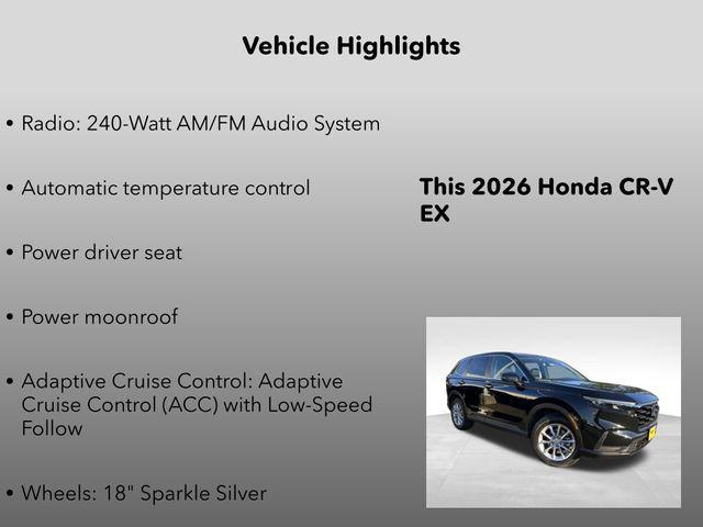 new 2026 Honda CR-V car, priced at $36,100