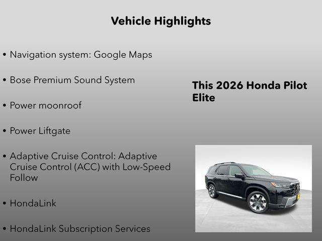 new 2026 Honda Pilot car, priced at $54,990