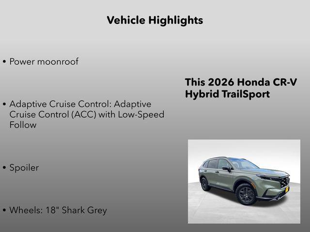 new 2026 Honda CR-V Hybrid car, priced at $40,705