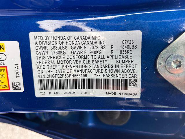 used 2023 Honda Civic car, priced at $23,777