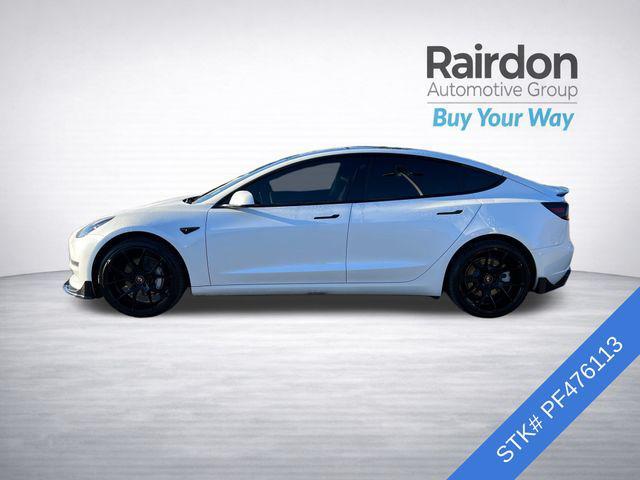 used 2023 Tesla Model 3 car, priced at $22,444