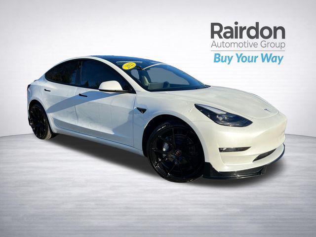 used 2023 Tesla Model 3 car, priced at $22,444