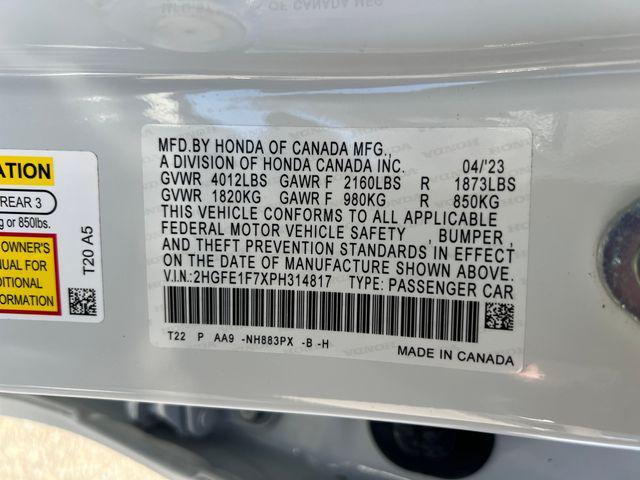 used 2023 Honda Civic car, priced at $25,177