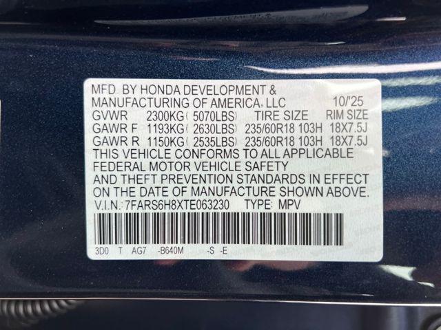 new 2026 Honda CR-V Hybrid car, priced at $41,675