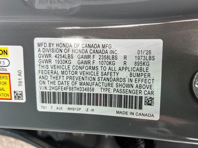 new 2026 Honda Civic Hybrid car, priced at $31,995