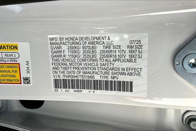 new 2026 Honda CR-V Hybrid car, priced at $36,497