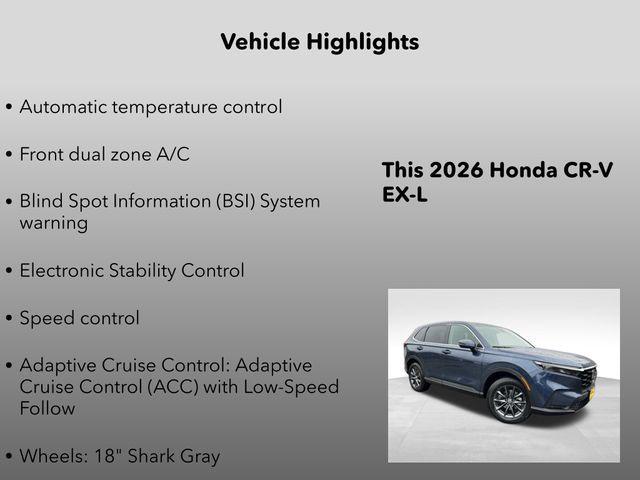 new 2026 Honda CR-V car, priced at $37,350