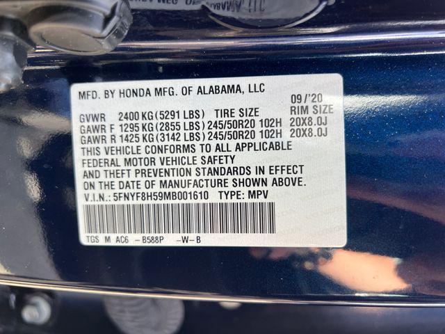 used 2021 Honda Passport car, priced at $24,644