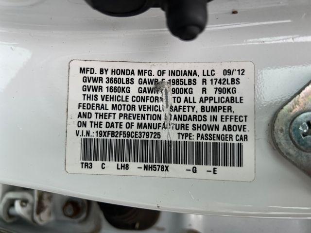 used 2012 Honda Civic car, priced at $9,222