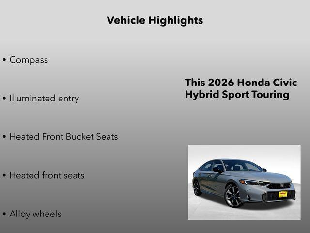 new 2026 Honda Civic Hybrid car, priced at $30,997