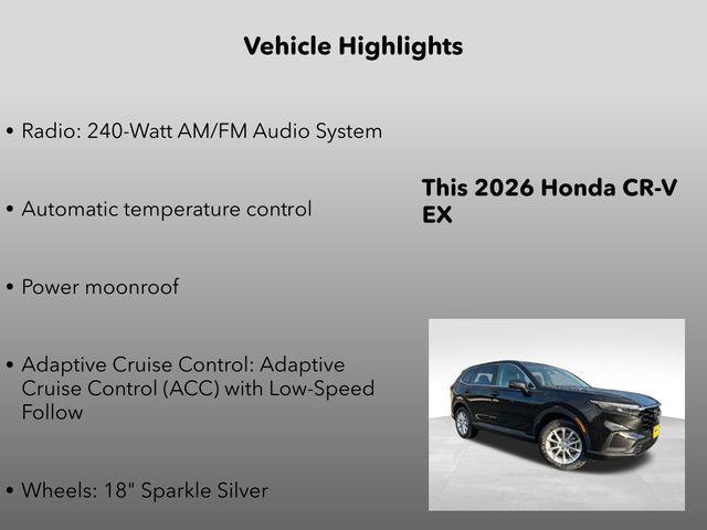 new 2026 Honda CR-V car, priced at $36,300