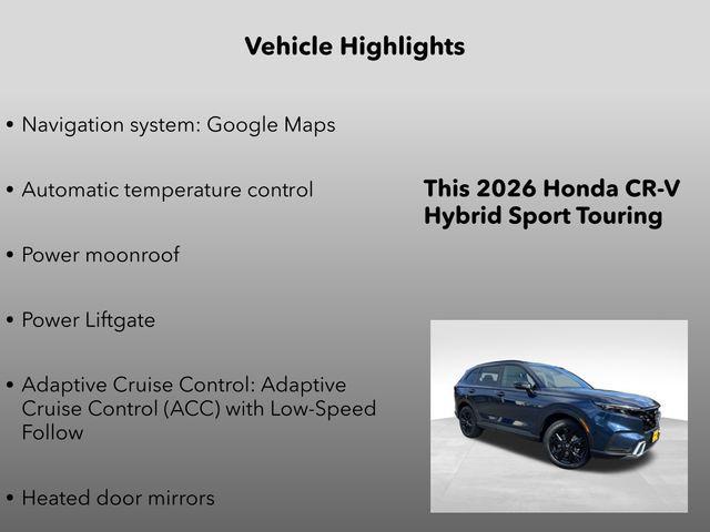 new 2026 Honda CR-V Hybrid car, priced at $40,495