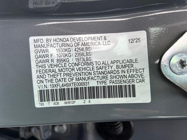 new 2026 Honda Civic Hybrid car, priced at $34,145