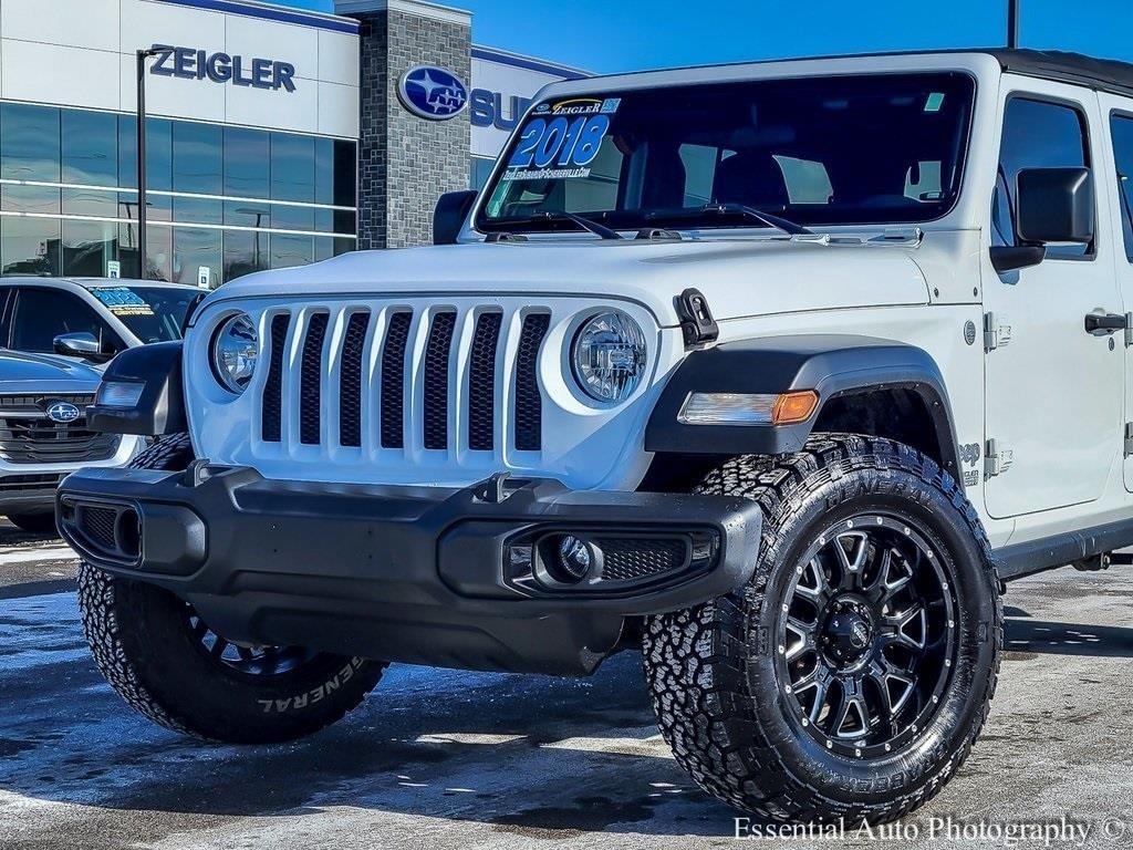 used 2018 Jeep Wrangler Unlimited car, priced at $19,800