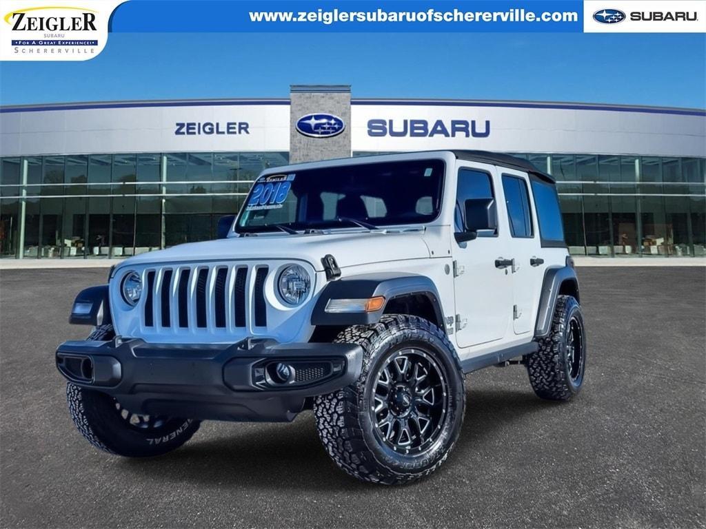 used 2018 Jeep Wrangler Unlimited car, priced at $19,800