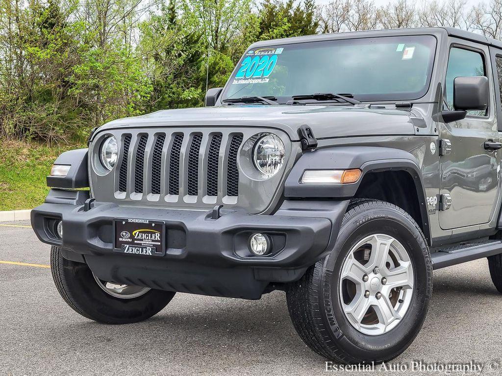 used 2020 Jeep Wrangler car, priced at $23,500