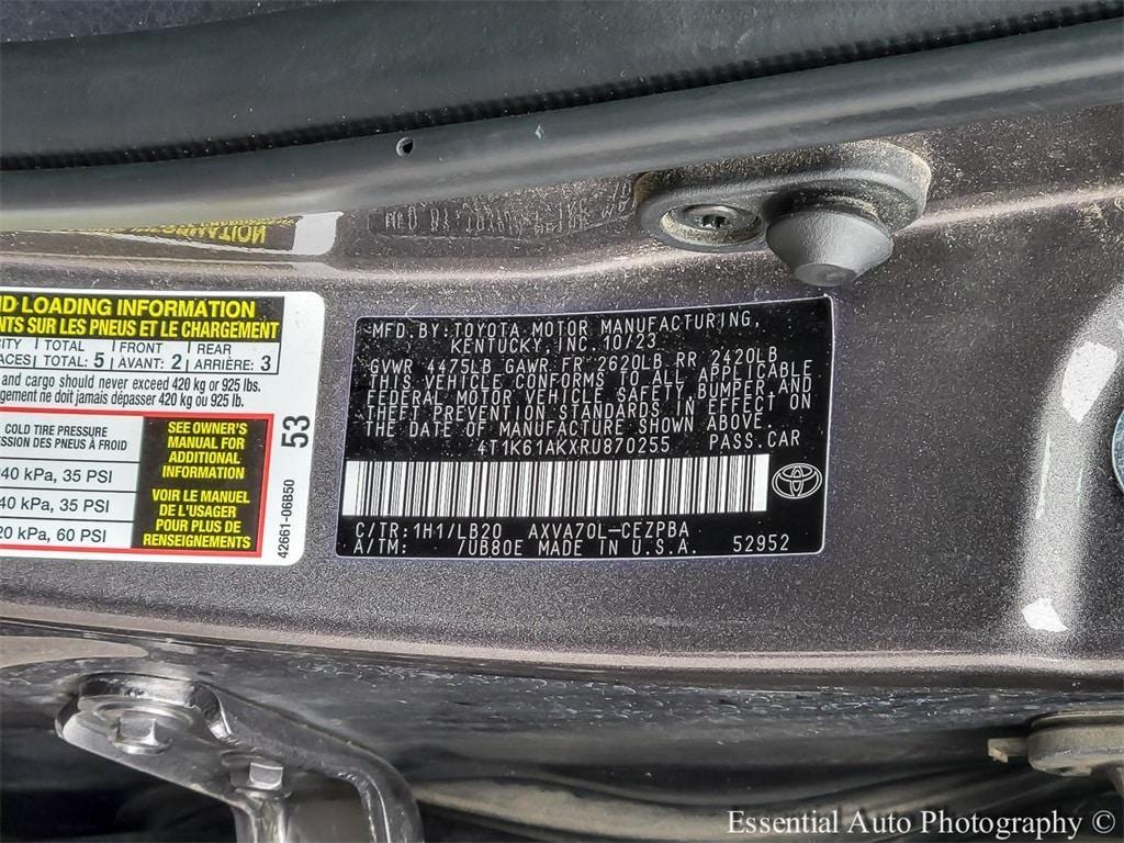 used 2024 Toyota Camry car, priced at $28,500