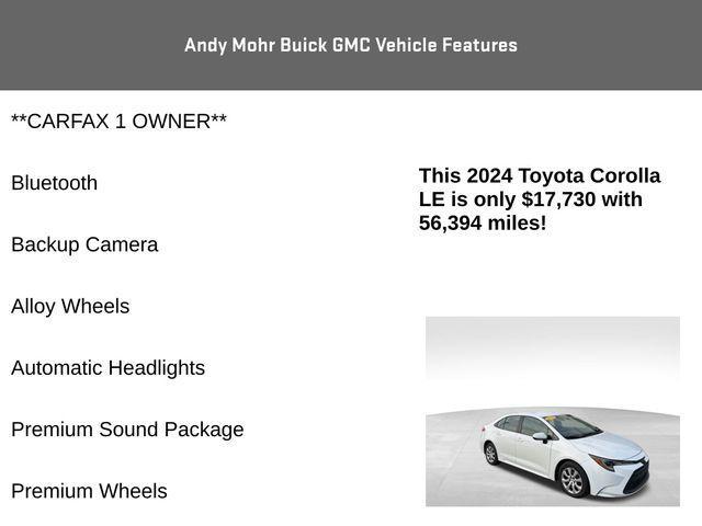 used 2024 Toyota Corolla car, priced at $17,730