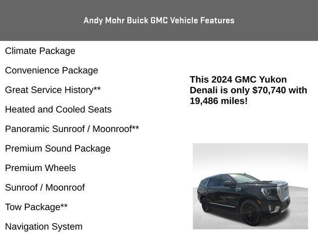used 2024 GMC Yukon car, priced at $70,740