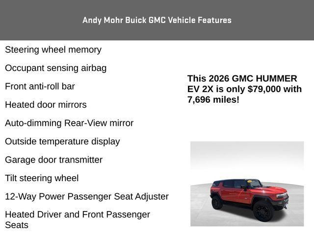 used 2026 GMC HUMMER EV SUV car, priced at $79,000