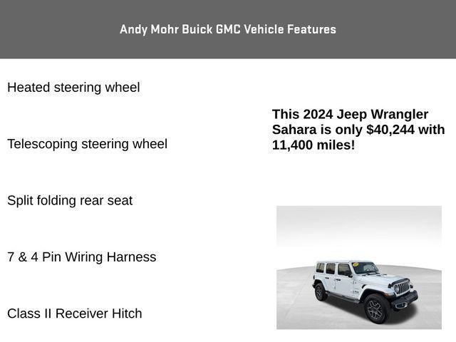 used 2024 Jeep Wrangler car, priced at $40,244