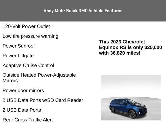 used 2023 Chevrolet Equinox car, priced at $25,200