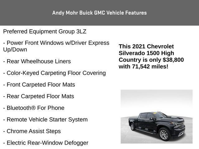 used 2021 Chevrolet Silverado 1500 car, priced at $38,800