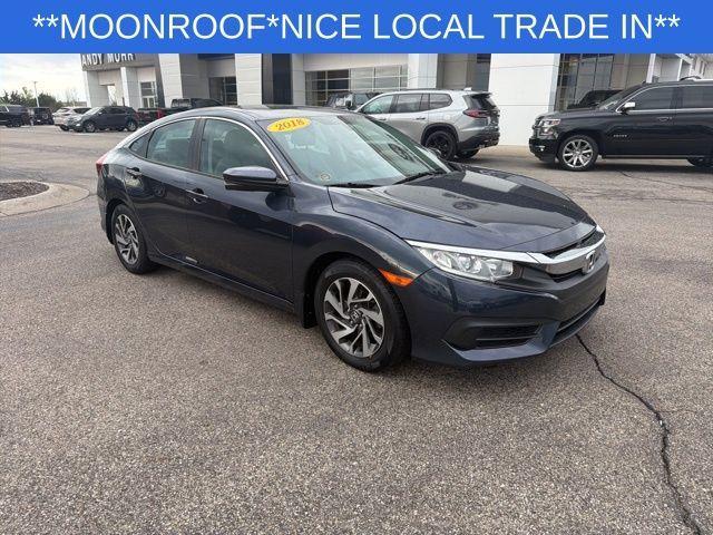 used 2018 Honda Civic car, priced at $15,500