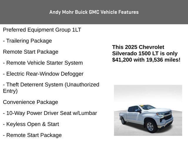 used 2025 Chevrolet Silverado 1500 car, priced at $41,200