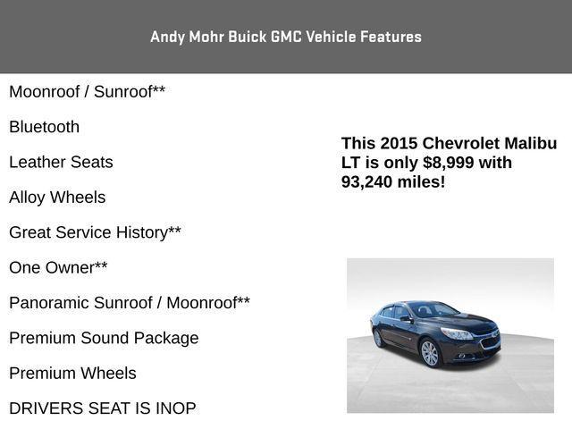 used 2015 Chevrolet Malibu car, priced at $8,999