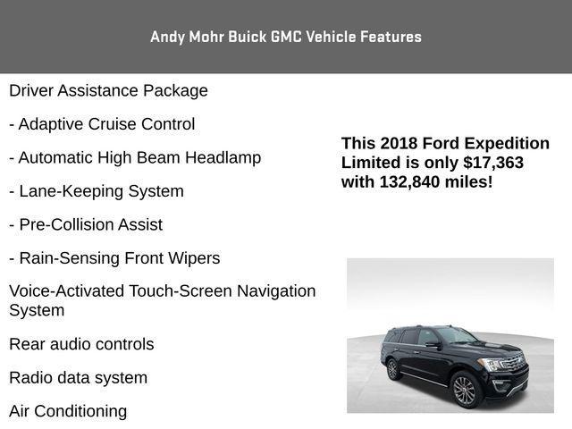 used 2018 Ford Expedition car, priced at $17,363