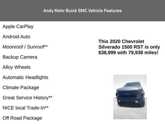 used 2020 Chevrolet Silverado 1500 car, priced at $38,999