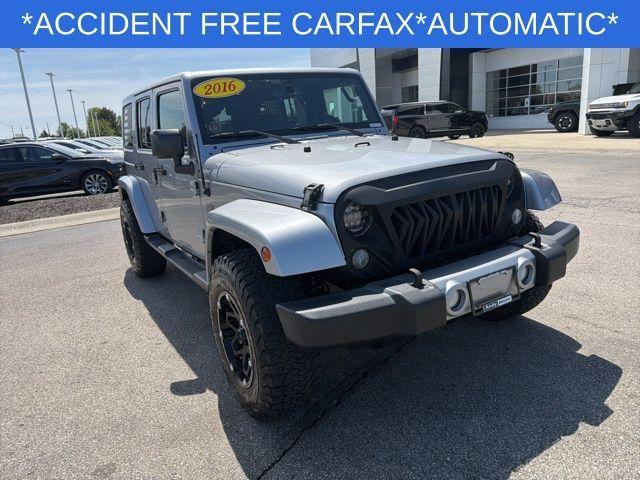 used 2016 Jeep Wrangler Unlimited car, priced at $19,300
