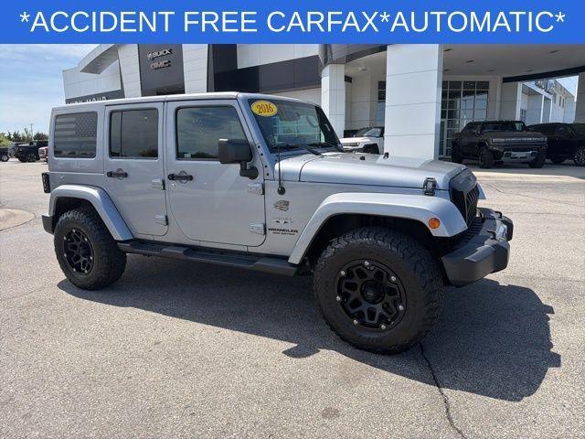 used 2016 Jeep Wrangler Unlimited car, priced at $19,300