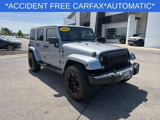 used 2016 Jeep Wrangler Unlimited car, priced at $19,300