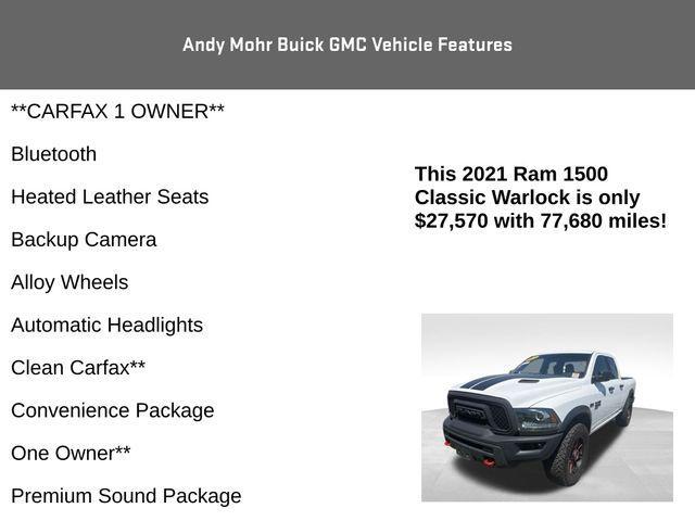 used 2021 Ram 1500 Classic car, priced at $27,570