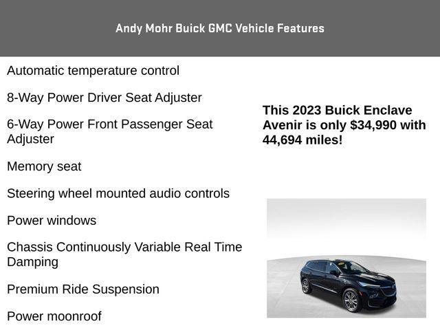 used 2023 Buick Enclave car, priced at $34,990