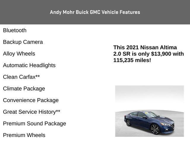 used 2021 Nissan Altima car, priced at $13,900