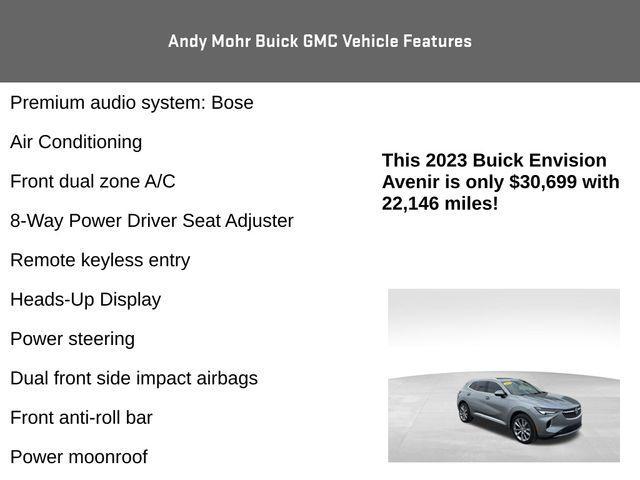 used 2023 Buick Envision car, priced at $30,699