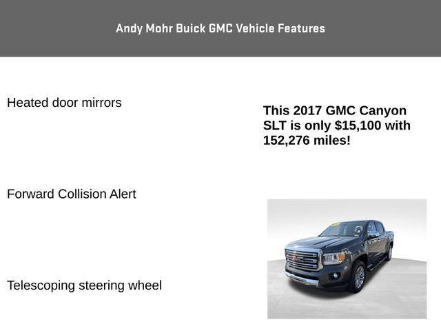 used 2017 GMC Canyon car, priced at $15,100