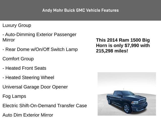 used 2014 Ram 1500 car, priced at $8,250