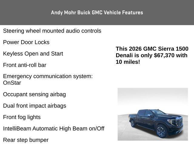 new 2026 GMC Sierra 1500 car, priced at $67,370
