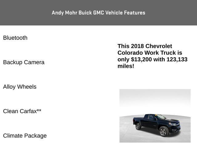 used 2018 Chevrolet Colorado car, priced at $13,200